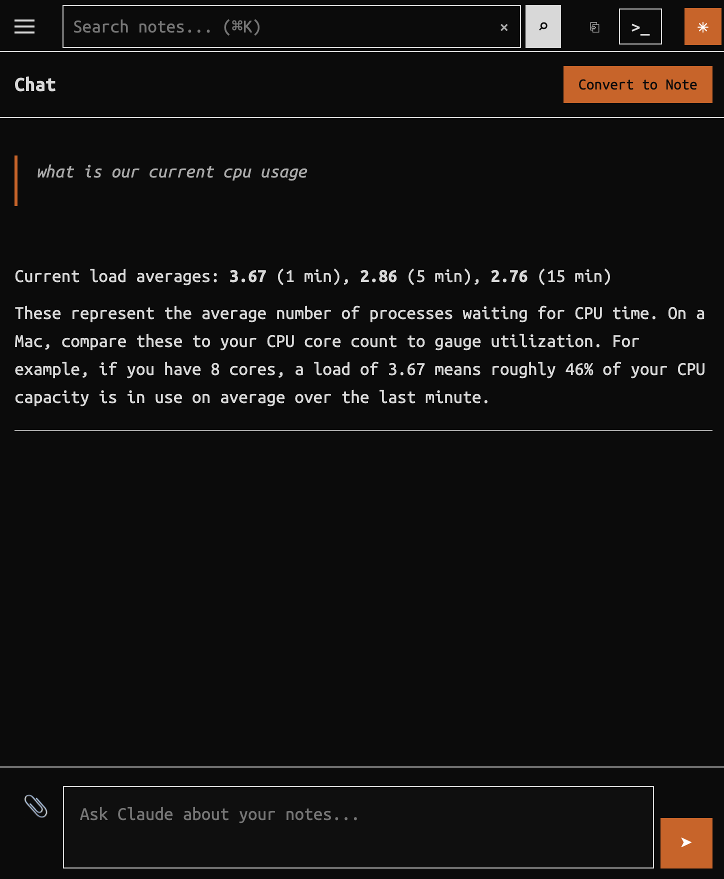 A chat client displaying a CMF file
